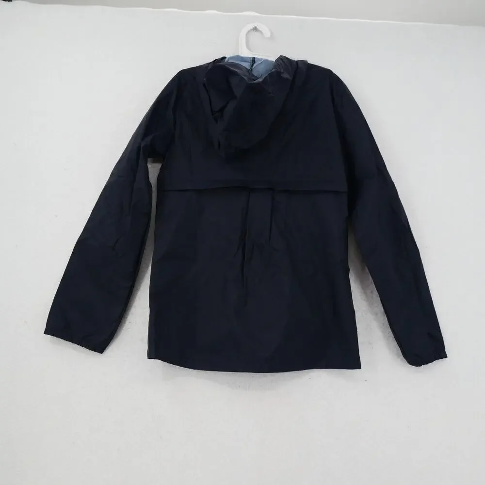 NEW Columbia Girl's 10/12 Switchback II Lightweight Rain Jacket Black Pink